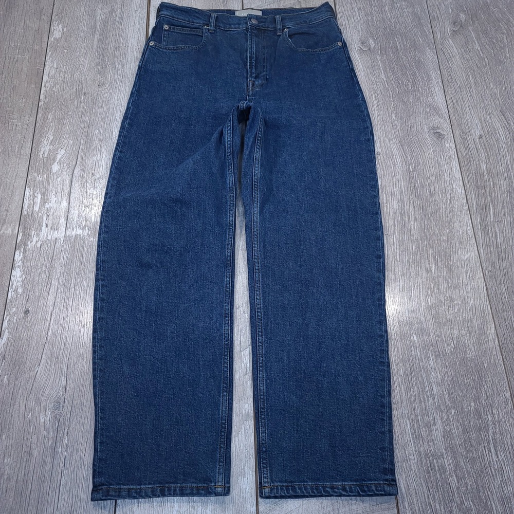 Everlane Dark Blue Way High Jean